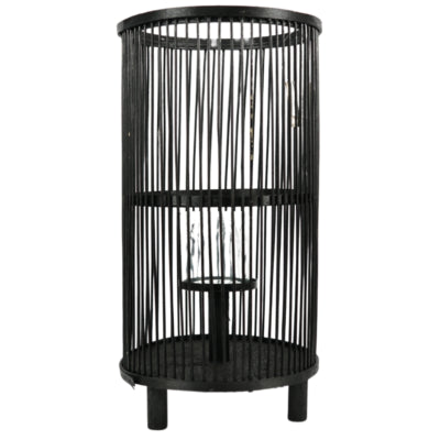 Hbx Natural Living Laternenset Saigon 2-teilig schwarz