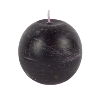 Gala-Kugelkerze lila 8 x 8 cm | 12 Stück