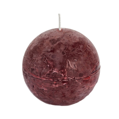 Spaas(r) Kugelkerze weinrot 8 cm | 12 Stück