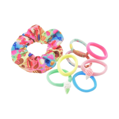 Haargummi Candy Pastell 8-teilig | 36 Stück
