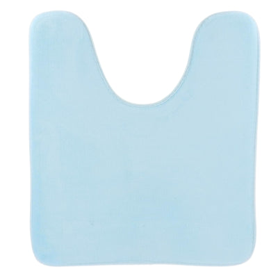 Toilettenvorleger hellblau Mikrofaser 45 x 50 cm | 16 Stück