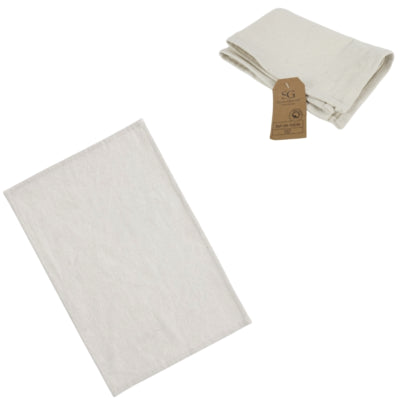 Tischset Baumwolle weiß 45 x 30 cm | 36 Stück