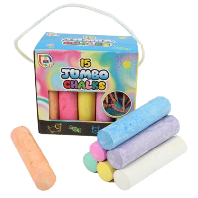 Gehwegkreide Jumbo 9,5 cm 15 Stück | 12 Stück