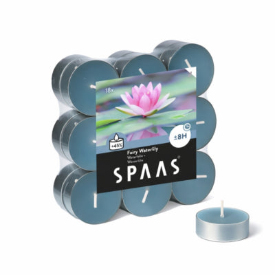 Spaas(r) Duft-Teelichter Fee Seerose 4 cm 18er-Set | 8 Stück