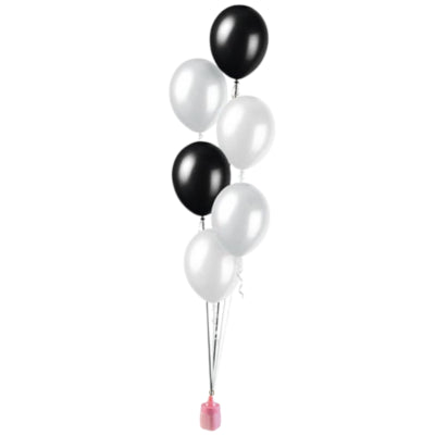 Amscan Ballongewicht Babyflasche rosa 9 cm | 24 Stück