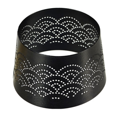 Spaas(r) Schirm für Kerzen Spitze schwarz 8,5 cm | 36 Stück