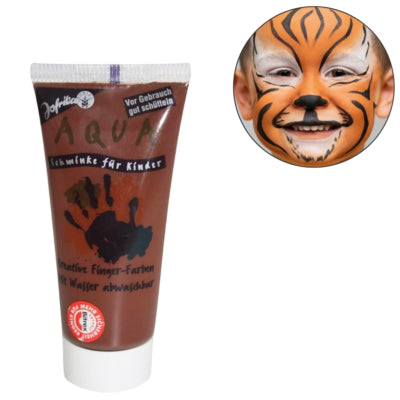 Jofrika Cosmetics Gesichtsfarbe Aquabraun 40 ml | 130 Stück