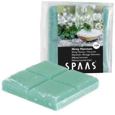 Spaas (r) Wachs schmilzt Minz-Hammam 6,5 cm | 24 Stück