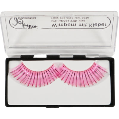 Jofrika Cosmetics künstliche Wimpern rosa Glitzer 9,5 cm B-Choice VE500 | 50 Stück