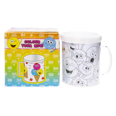 Duckiez färbe deinen eigenen Tassen-Smiley 10 cm | 24 Stück