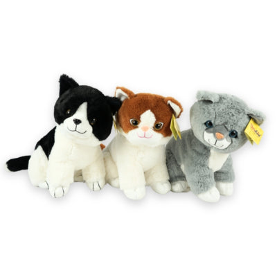 Sunkid Katze schwarz-weiß 40 cm | 6 Stück