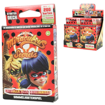 Miraculous Sammelkarten Starterdeck Deutsch 30er Set | 48 Stück