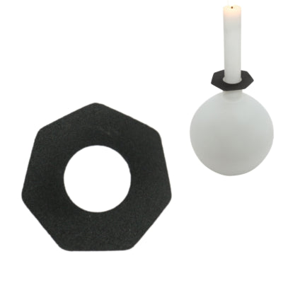 Stjernsund kaarsenring loua zwart mat 5,5 cm | 48 stuks