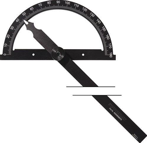 Promat tecwerk hoekmeter | gradenboog-d. 300 mm | beenlengte 500 mm - 4000858575