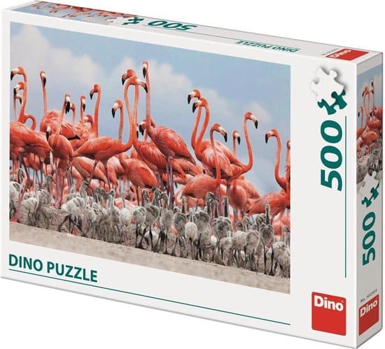 Dinotoys Dino-Puzzle – Flamingos – 500 Teile