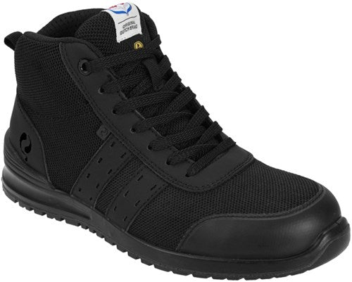 Quick werkschoen sprint dark hoog qs0562 s1p | zwart | maat 44 - 8718591551147