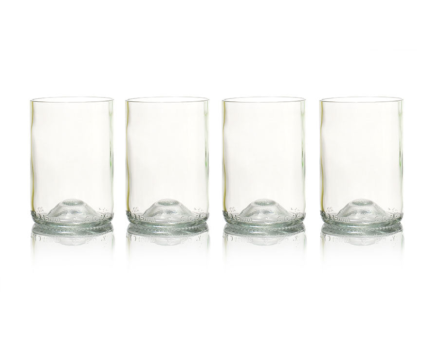 Abgebottete Brille - 4 -pack - klar