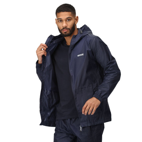 Regatta Jacke III wasserdichte Outdoor -Jacke dunkelblau Größe l