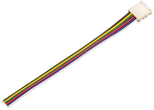 Enzo rgb-cct quick aansluitstuk 6pin 12mm met 15cm draad - 4380210