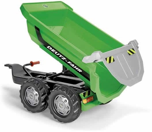 Rolly Toys Trailer Rollyhalpipe Deutz-Fahr 89 x 45 cm Grün
