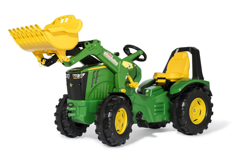 Rolly Toys Premium John Deere X-Trac 8400R mit Frontladergrün