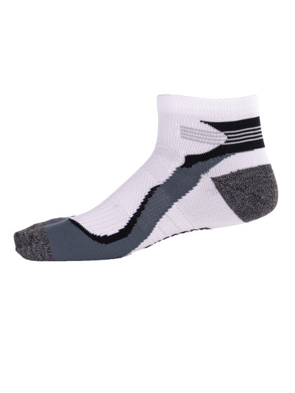 Rucanor Running Socken kurz 2-Pack weiß grau Größe 39-42