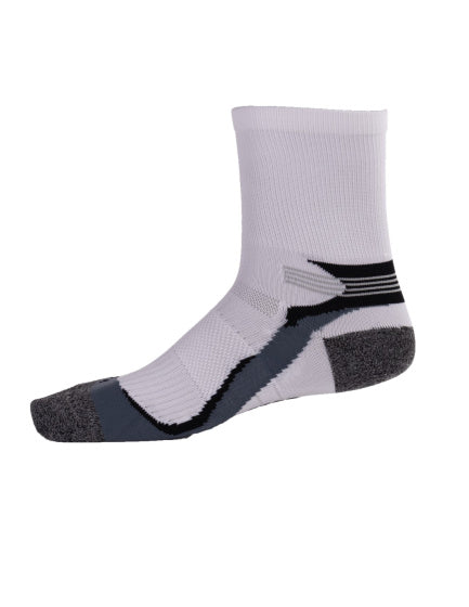 Rucanor Running Socken lang 2-Pack weiß grau Größe 43-46