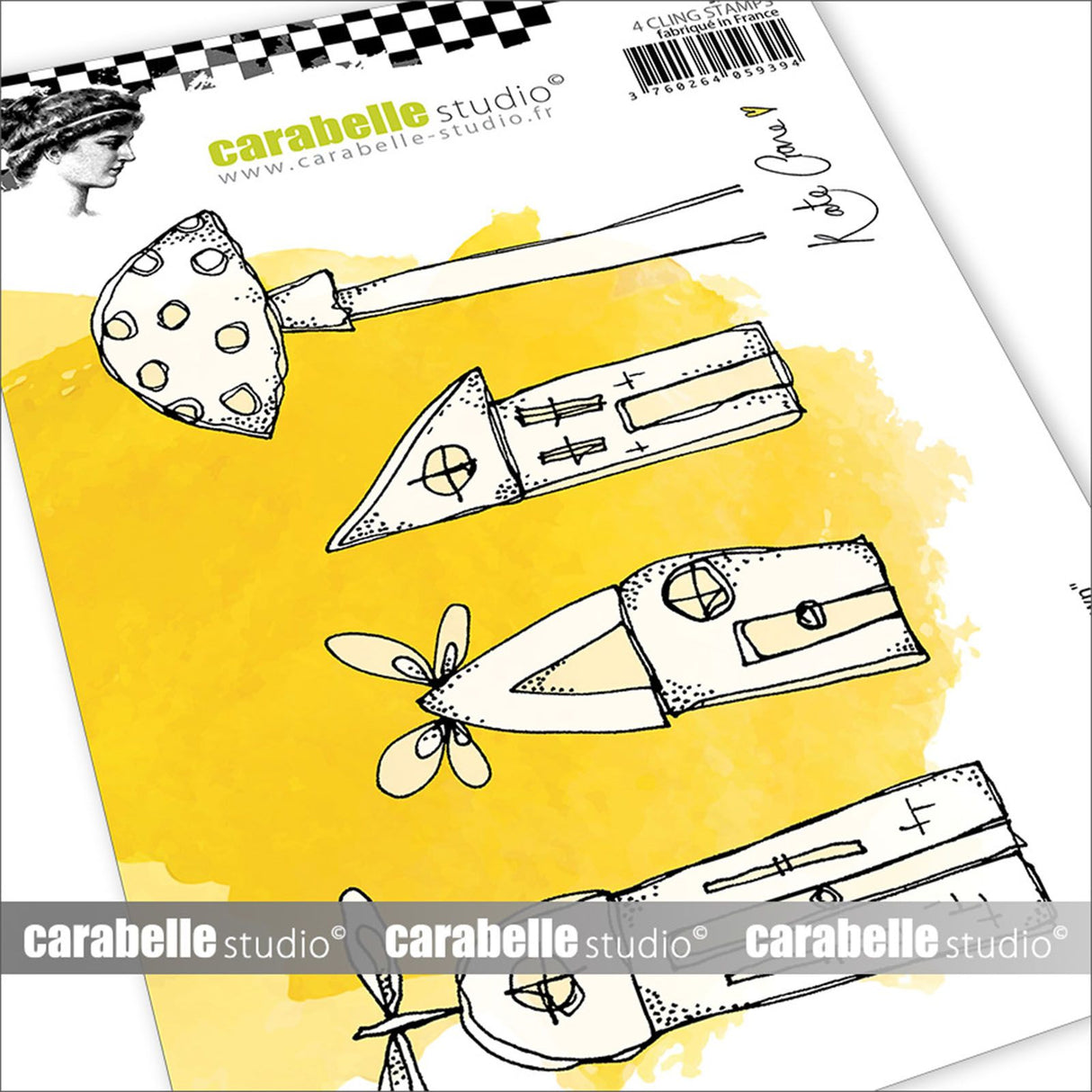 Carabelle Studio • Klebestempel A6 Feenstadt