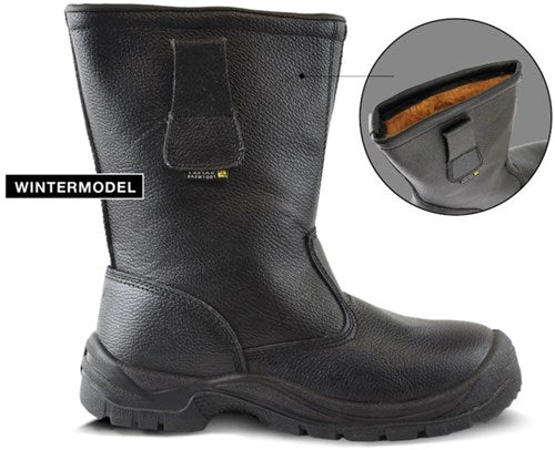 Safeet monza werklaars hoog s3 | zwart | maat 45 - 8719388008851