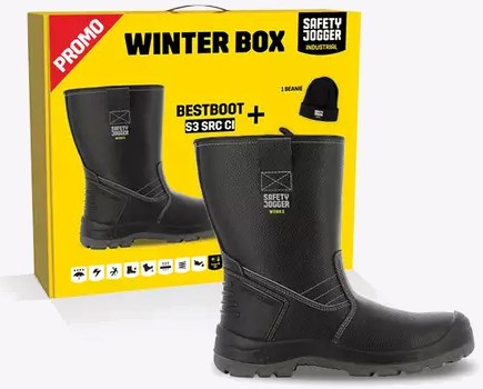 Ty Safe Jogger Winterbox | bestboot Sicherheitsstiefel + Socken + Handschuhe + Mütze | schwarz | Größe 38 - si9700380