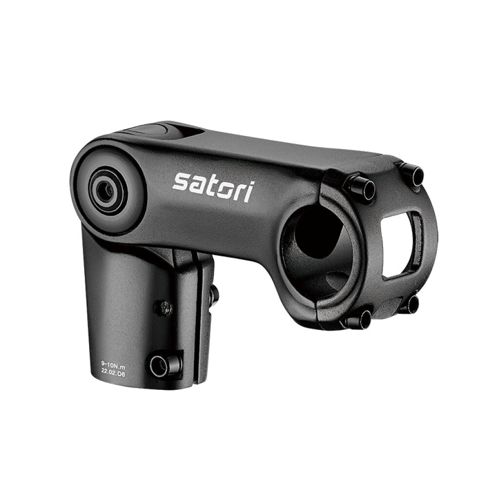 Satori Vorbau Fließheck verstellbar ø31,8 110mm - Mattschwarz