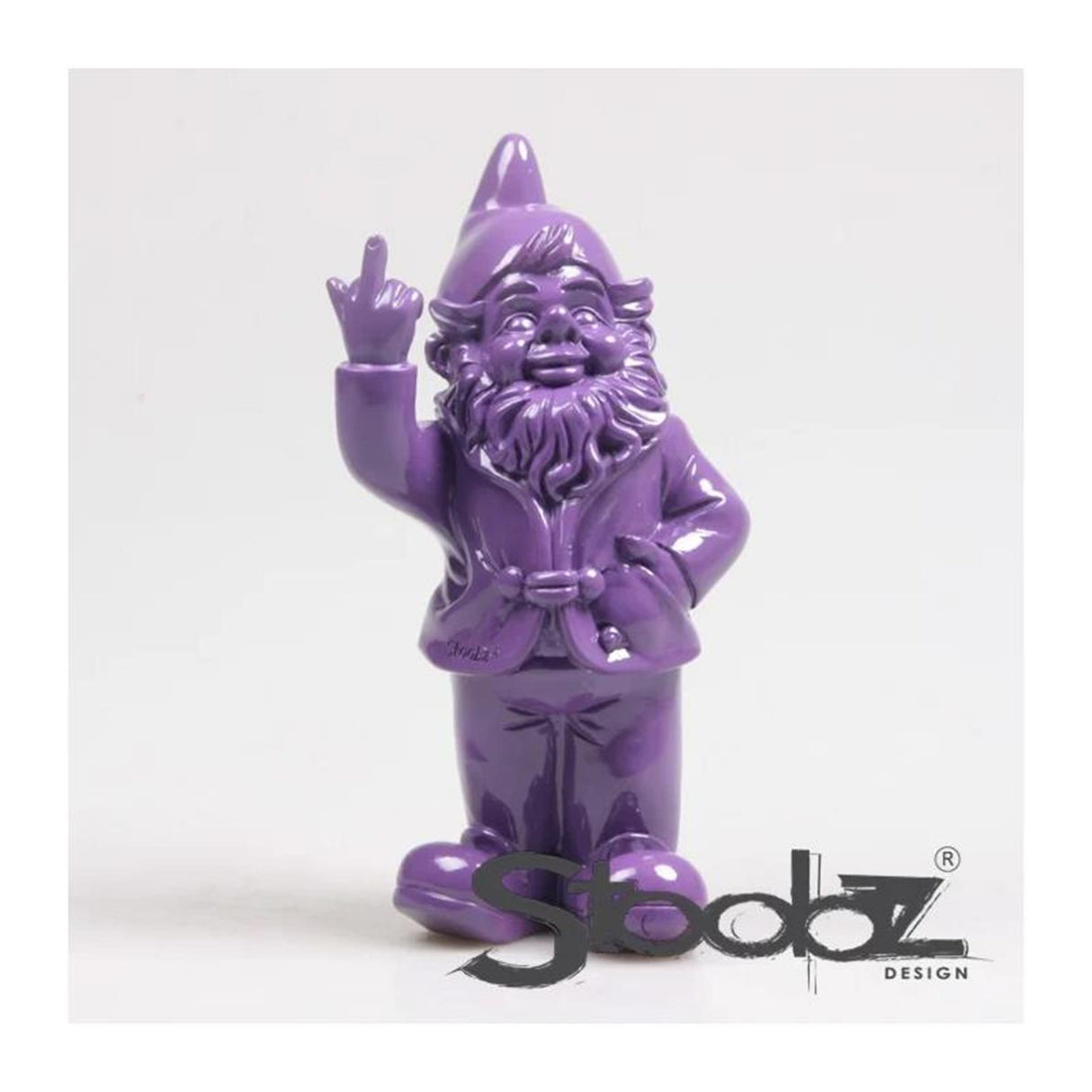 Stoobz design stoobz kabouter f*ck you paars 20cm