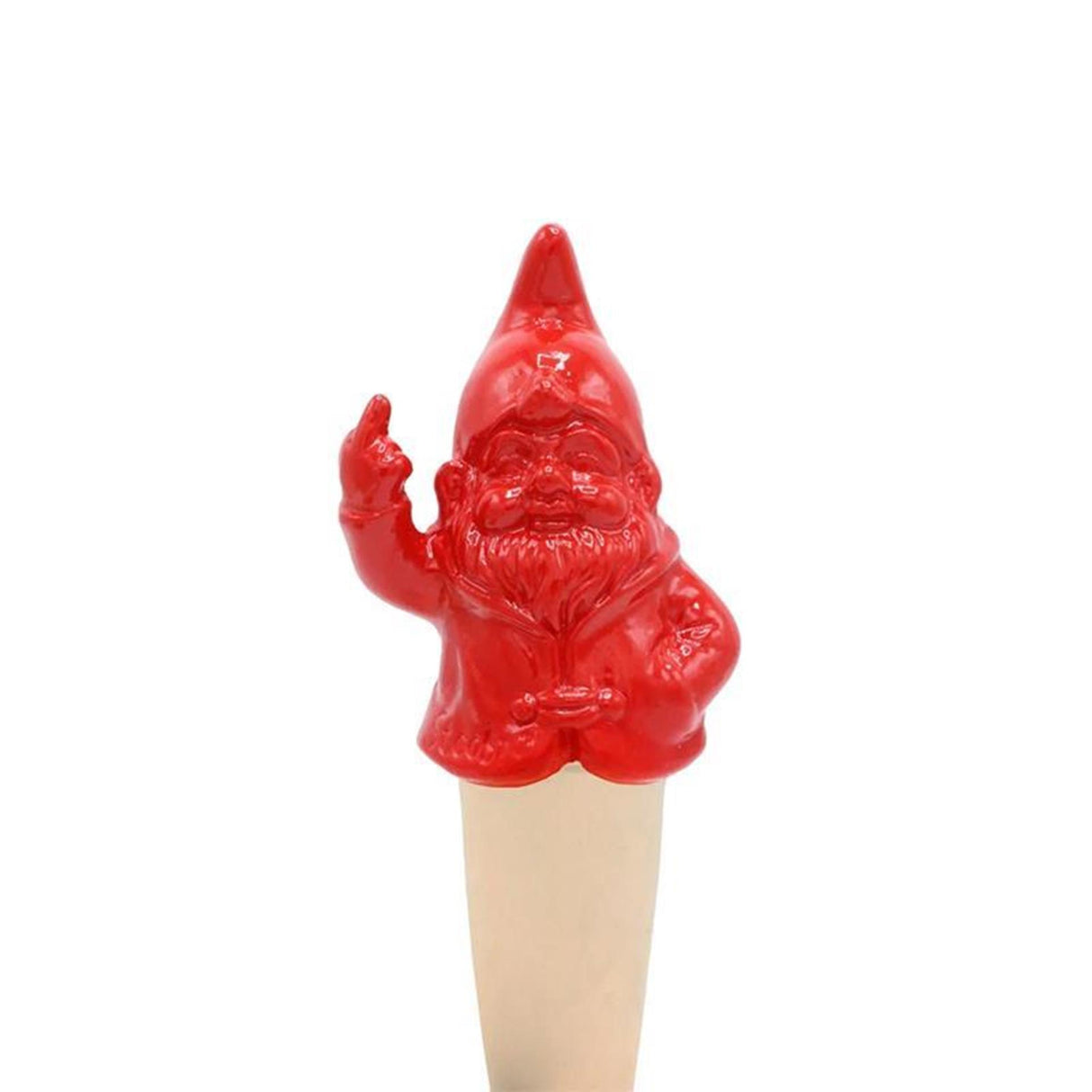Stoobz design stoobz gnomy self-watering f*ck you kabouter rood 6x4,5x16,5cm