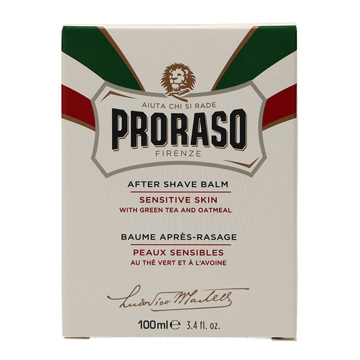 Proraso Aftershave-Balsam, flüssiger grüner Tee, 100 ml