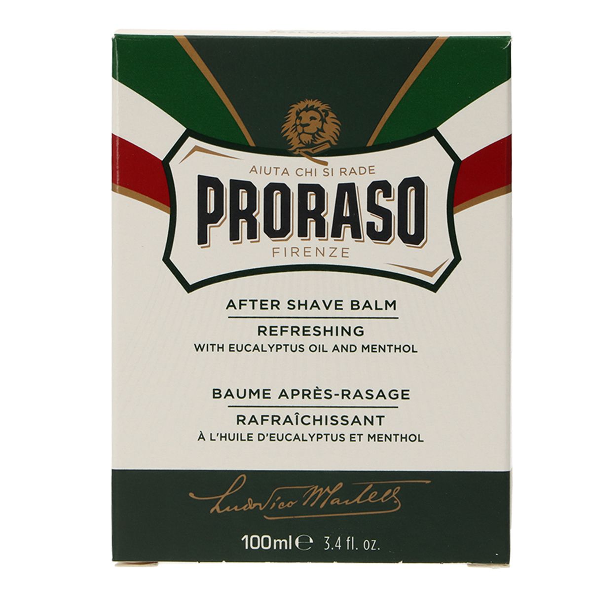 Proraso Aftershave-Balsam, flüssiger Eukalyptus, 100 ml