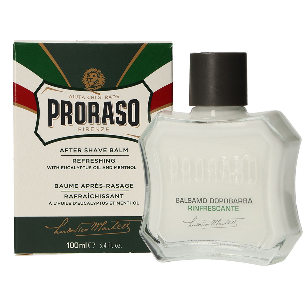 Proraso Aftershave-Balsam, flüssiger Eukalyptus, 100 ml