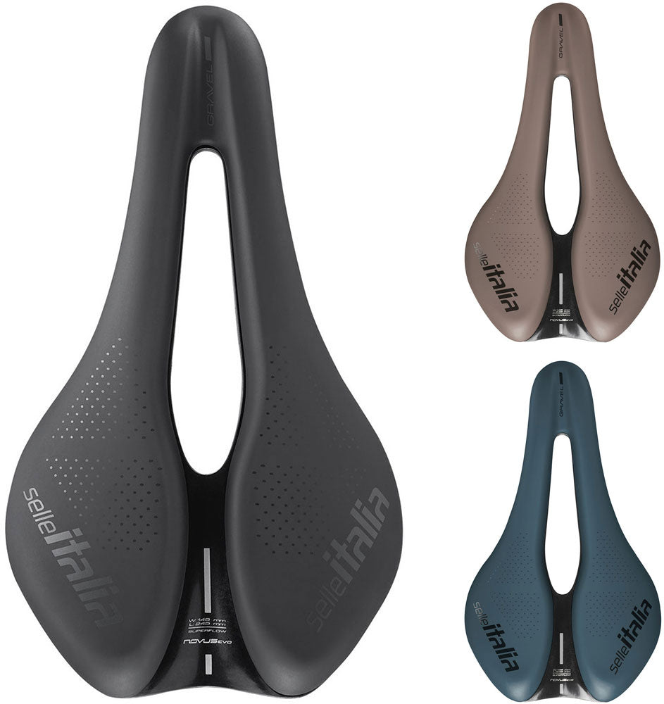 Selle italia novus boost evo gravel tm superflow saddle | black