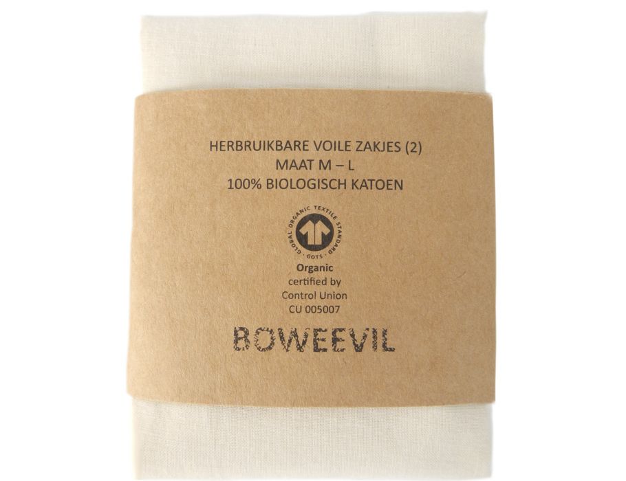 Bo Weevil Sandwichbeutel Voile – 2 Stück: Größe M + L
