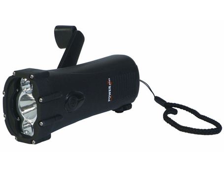 Powerplus Taschenlampe aufziehbar, wasserdicht, Hai