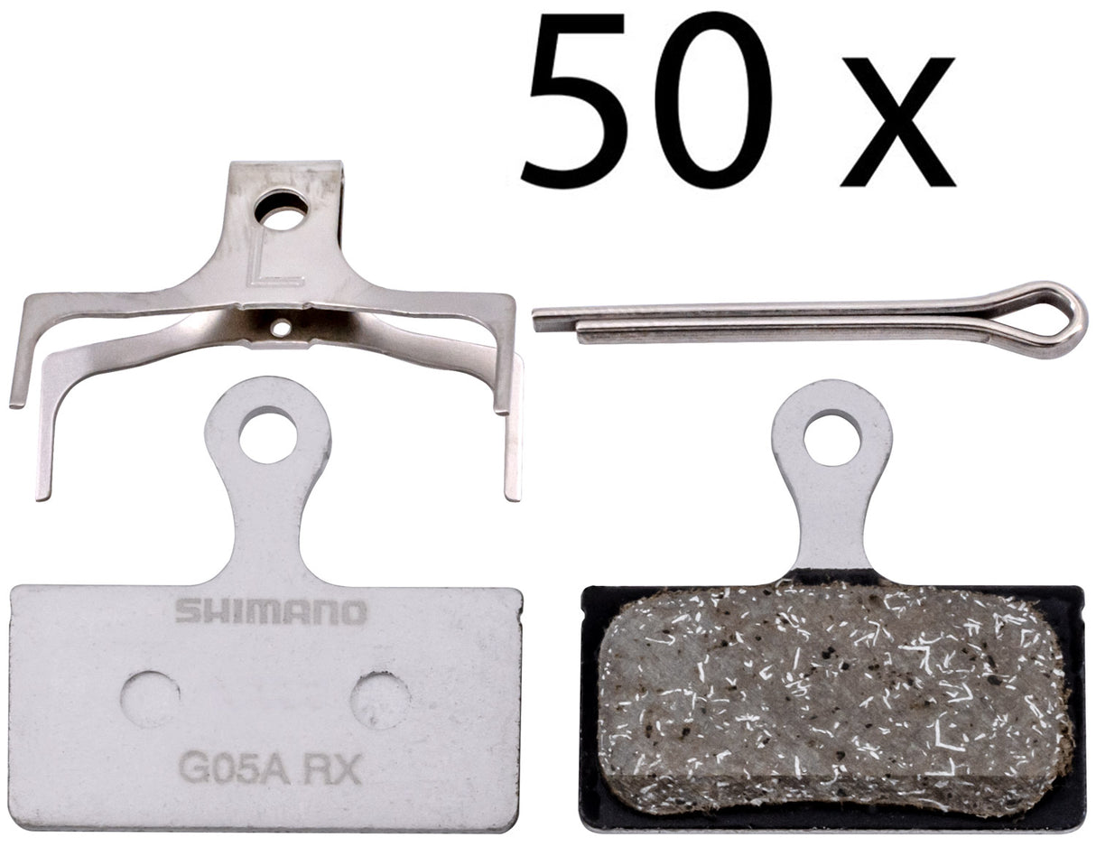 Shimano g05a-rx Harz-Scheibenbremsbeläge (50er-Werkstattpackung)