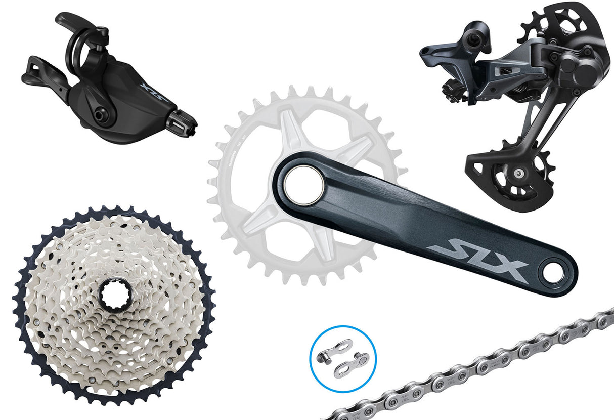 Shimano SLX M7100 1x12-fach Gruppe | 175mm | 10-45 | Klemme