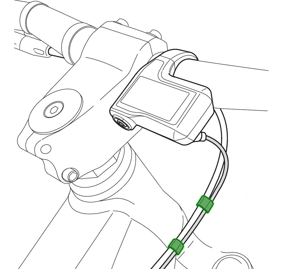 Shimano Steps-Montageclip für EW-SD50-Kabel