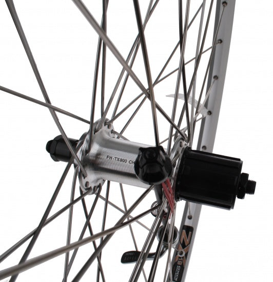 Shimano Achterwiel 28-15 8-13 8 622 Shim. 8V Rim Alu Silber