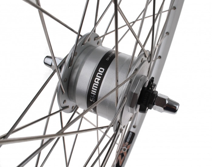 Shimano Vorderrad 28 x 1 5 8 x 1 3 8 (35 37-622) Naaf Dynamo Alu