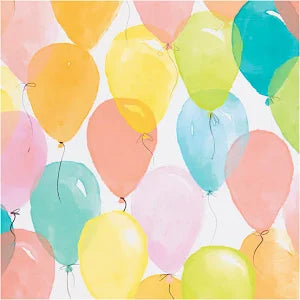 Creativ Company Geschenkpapier, Luftballons, B: 50 cm, 80 gr, Pastellfarben, 5 m 1 Rolle