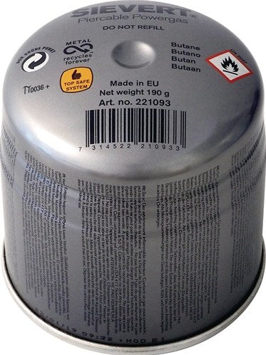 Sievert-Gaskartusche | 190 g 350 ml 1925 Grad Celsius | 1 Stück - 221093 - 221093