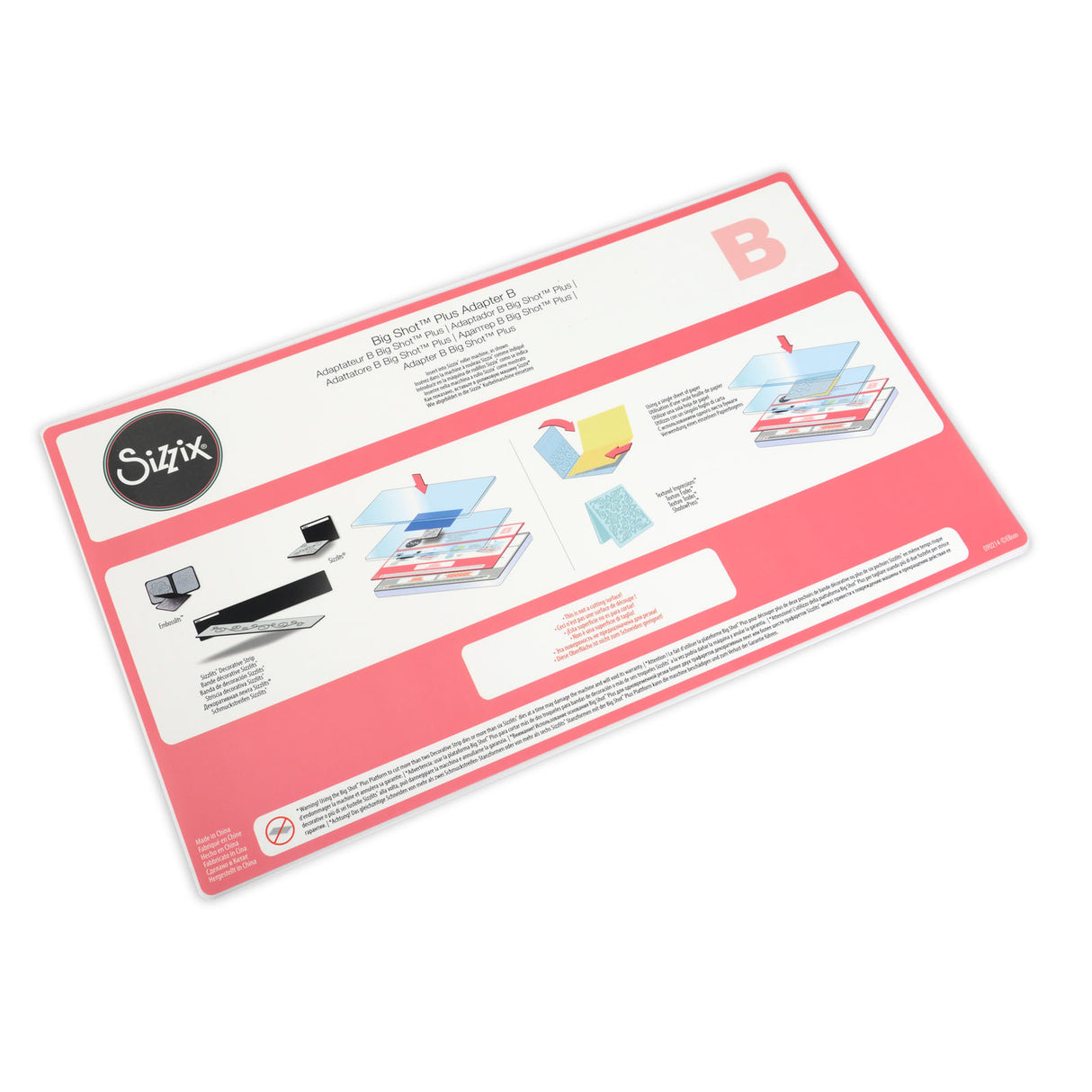 Sizzix • Big Shot Plus Zubehöradapter B-Platte Standard