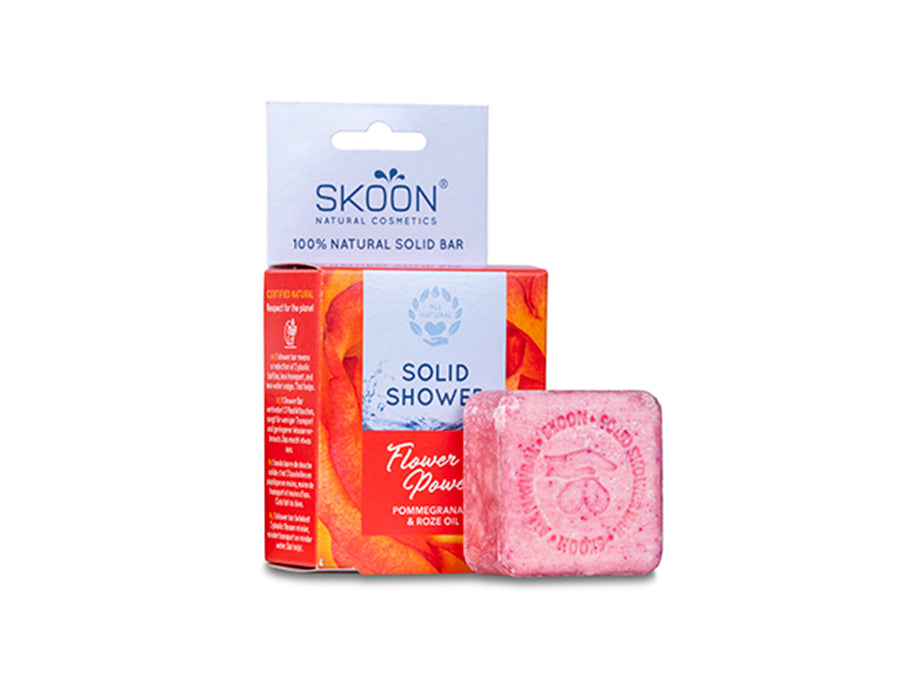 Skoon Solid Duschbar - Blumenkraft - 90 g