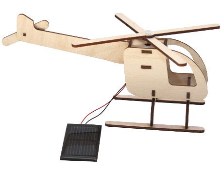 Solexpert Bausatz - Hubschrauber mit Solarpanel