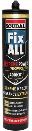 Soudal fix -all x-treme power x-press | Montagekleber | weiß | 280 ml – 154347